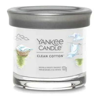 YANKEE CANDLE Clean Cotton svíčka 121g (Signature tumbler malý )