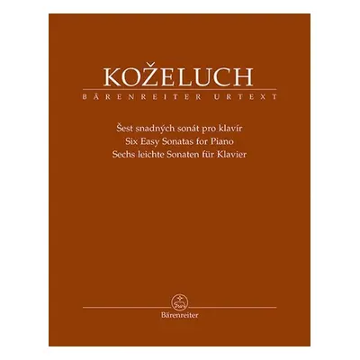 Šest snadných sonát pro klavír - Leopold Koželuh