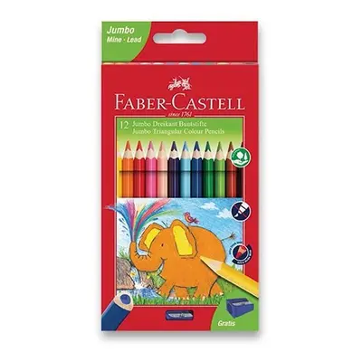 Faber - Castell Pastelky trojhranné Extra Jumbo 12 ks