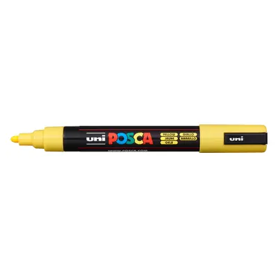 Posca popisovač PC-5M, 1,8 - 2,5 mm, žlutá (2)