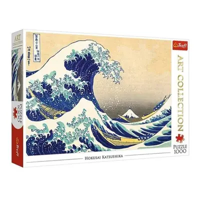 Trefl Puzzle Kacušika Hokusai - Velká vlna u pobřeží Kanagawy / 1000 dílků