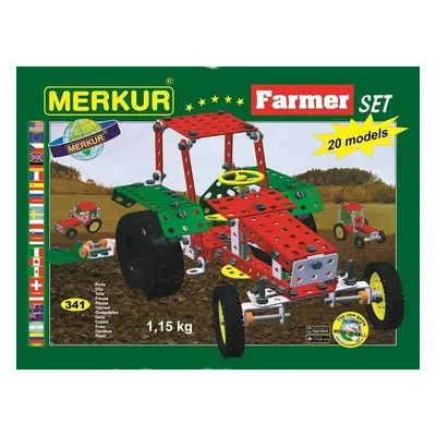 Merkur Farmer Set 341 dílů, 20 modelů