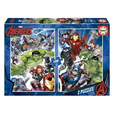 Puzzle Avengers 2x100 dílků