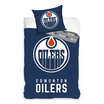 Hokejové povlečení NHL Edmonton Oilers Shields Velikost: 135x200 + 80x80 cm