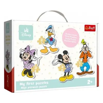 Baby puzzle Mickey Mouse a přátelé 14 dílků v krabici 27x19cm 24m+