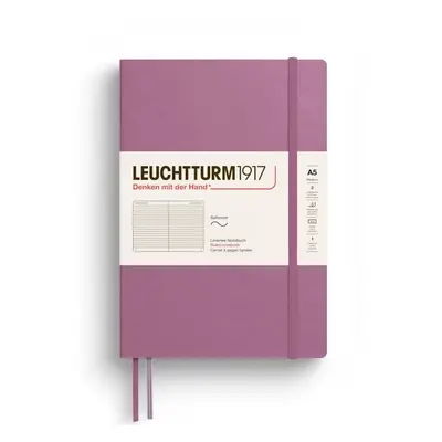 Leuchtturm1917 Zápisník Dusty Rose Softcover A5 linkovaný