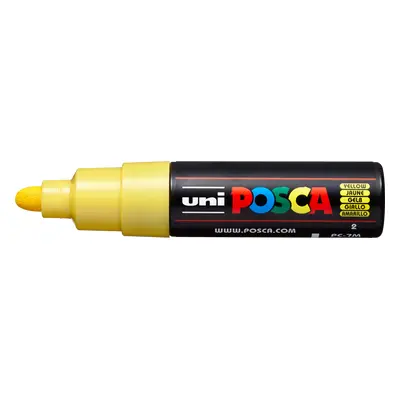 Posca popisovač PC-7M, 4,5 - 5,5 mm, žlutá (2)