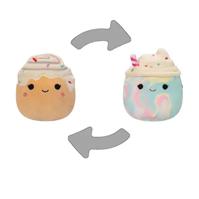 Squishmallows 2v1 - Frappé Kelen a skořicová rolka Rease - Squishmallows