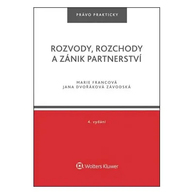 Rozvody, rozchody a zánik partnerství - Marie Francová