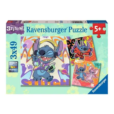 Puzzle Disney: Stitch 3x49 dílků