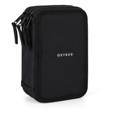 Oxybag Penál 3 patrový - Unicolor Black