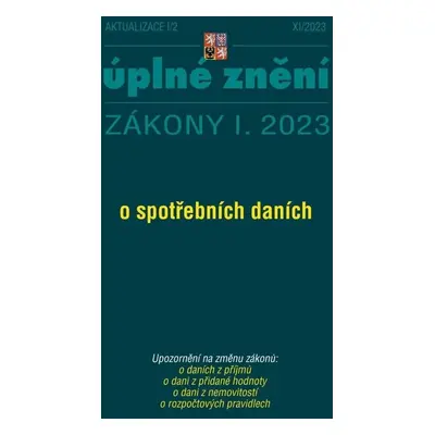 Aktualizace I/2 2023 O spotřebních daních