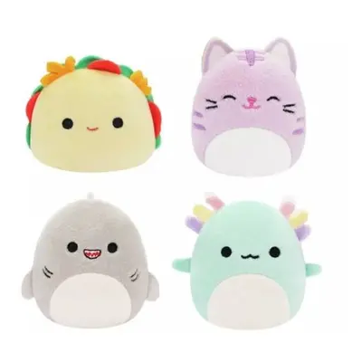 Squishmallows Micromallows 4-Pack Axolotl, Kočka, Taco, Žralok 6 cm