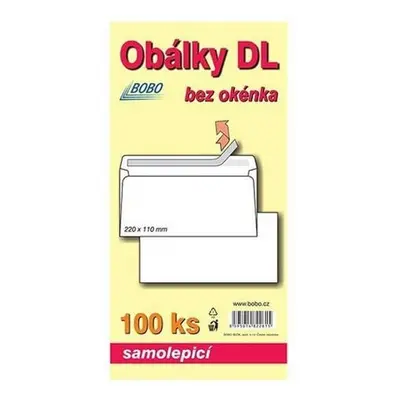 Obálky DL samolepicí (bal. 100ks)