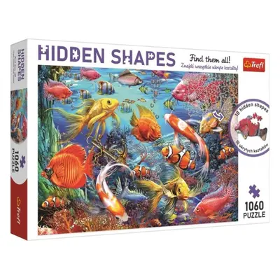 Trefl Puzzle Hidden Shapes - Podmořský život / 1060 dílků