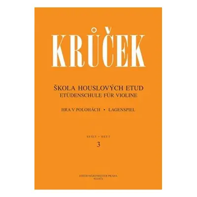 Škola houslových etud II Sešit 3, 4 - Václav Krůček