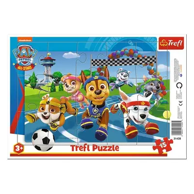 Puzzle Tlapková patrola: Vždy ochotní pomáhat/15 dílků