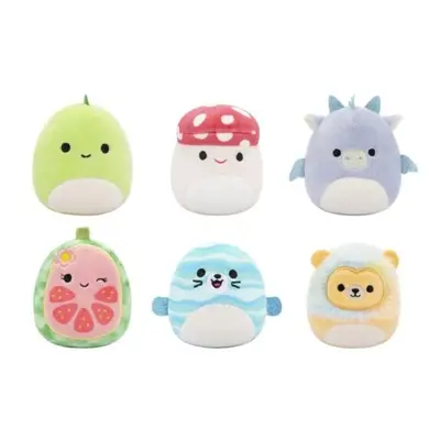 Squishmallows Micromallows 6-Pack Lev, Dinosaur, Kvajáva, Hříbek, Drak, Tuleň 6 cm