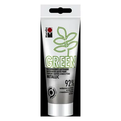 Marabu Green Alkydová barva - stříbrná 100 ml