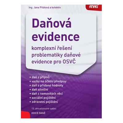 Daňová evidence 2022 - Jana Pilátová