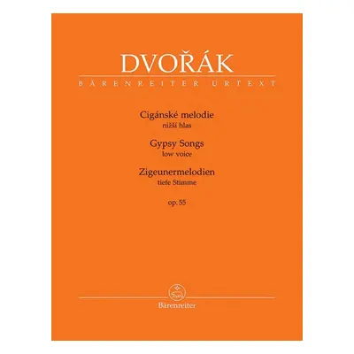 Cigánské melodie nižší hlas, op. 55 - Antonín Dvořák