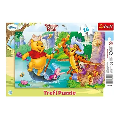 Trefl Puzzle Medvídek Pú - Hledání pokladu / 15 dílků