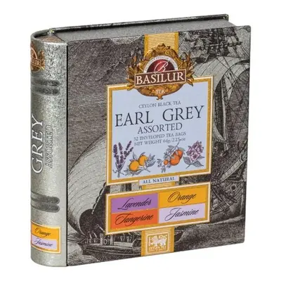 BASILUR Earl Grey Book Assorted plech 32x2g