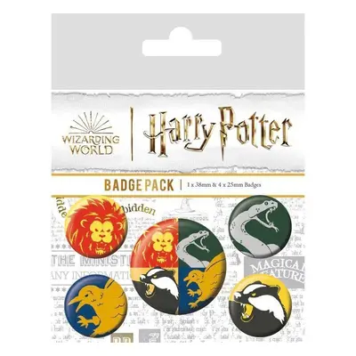 Harry Potter Koleje - set odznaků