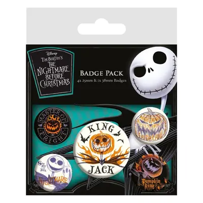 The Nightmare Before Christmas - set odznaků - EPEE