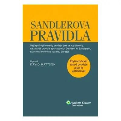 Sandlerova pravidla - David H. Sandler