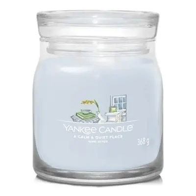 YANKEE CANDLE A Calm & Quiet Place svíčka 368g /2 knoty (Signature střední)