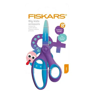 Fiskars Velké dětské nůžky 15 cm, fialovo modrá