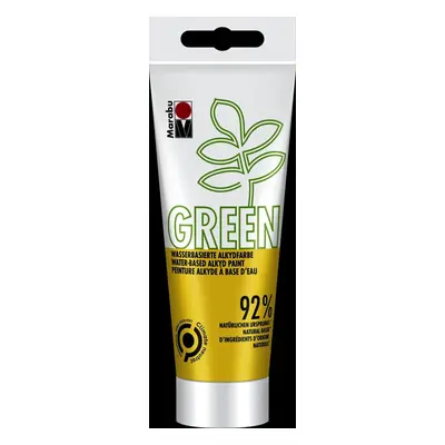 Marabu Green Alkydová barva - středně žlutá 100 ml