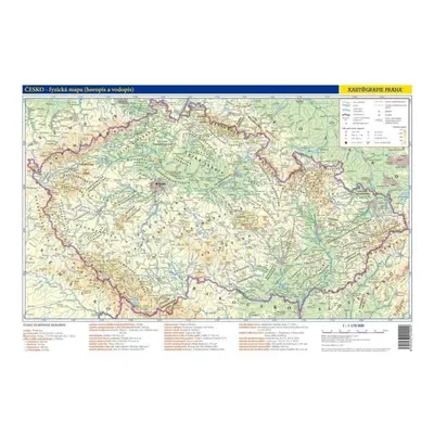 Česko – příruční mapa 1:1 150 000