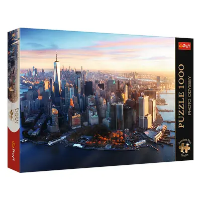 Puzzle Premium Plus: Photo Odyssey - Manhattan, New York 1000 dílků - Trefl