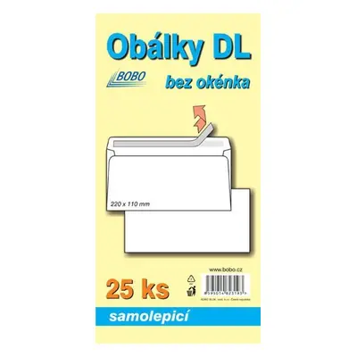 Obálky DL samolepicí (bal. 25ks)