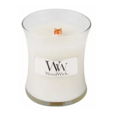 WoodWick Linen svíčka váza 85g