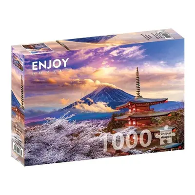 Puzzle Hora Fudži na jaře, Japonsko 1000 dílků