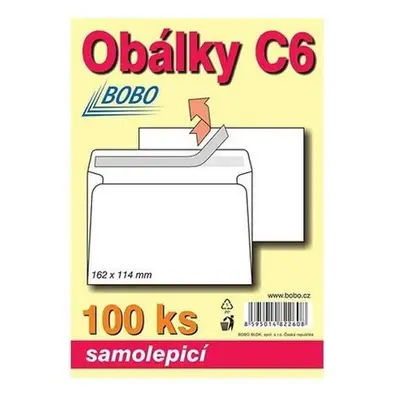 Obálky C6 samolepicí (bal. 100ks)