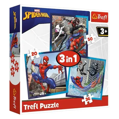 Puzzle Spiderman/3v1 (20,36,50 dílků)