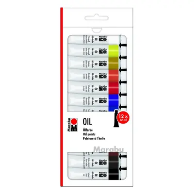 Marabu olejové barvy 12 x 12 ml