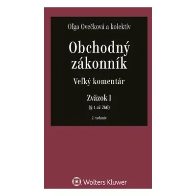 Obchodný zákonník - Oľga Ovečková