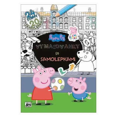 Vymaľovanky so samolepkami Peppa Pig