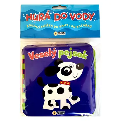 Hurá do vody Veselý pejsek - Kousací nížka do vany i do kočárku