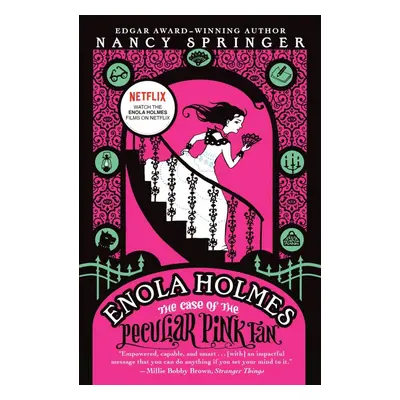 Enola Holmes 4: The Case of the Peculiar Pink Fan, 1. vydání - Nancy Springerová