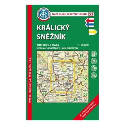 Králický Sněžník /KČT 53 1:50T Turistická mapa