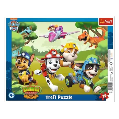 Puzzle Tlapková patrola: Úžasné psí triky/25 dílků