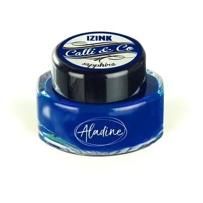 Kaligrafický inkoust Aladine IZINK CALLI & CO - safírově modrý, 15 ml