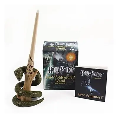 Harry Potter Voldemort´s Wand with Sticker Kit : Lights Up! - Press Running