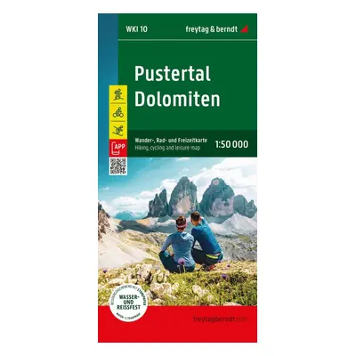 Pustertal - Dolomity 1:50 000 / turistická, cyklistická a rekreační mapa